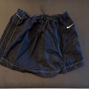 Nike Black Sports Shorts with White Logo